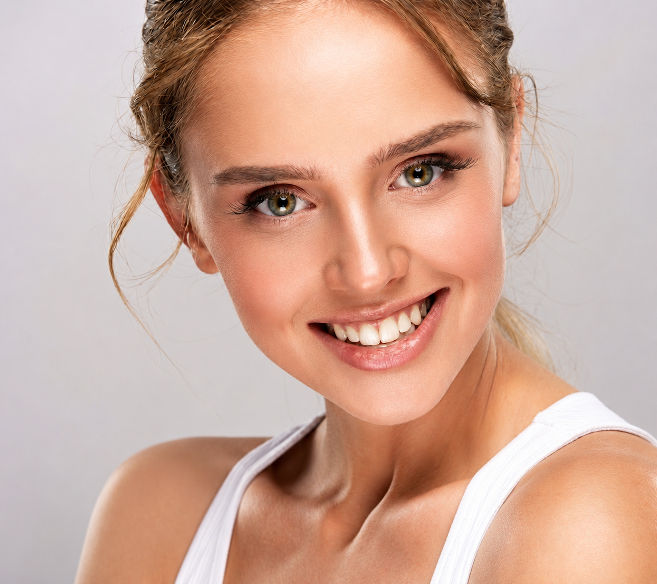 Smiling patient