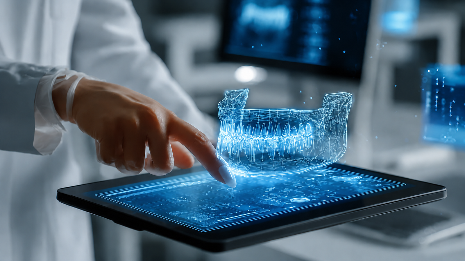 Digital case design on a tablet