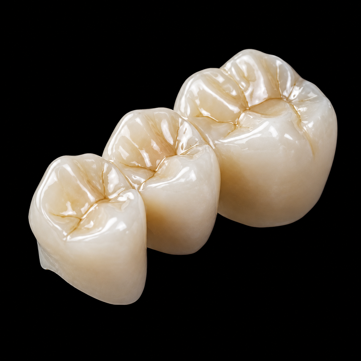 All-ceramic zirconia bridge